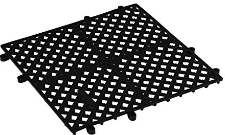 PIAZZA Tappetino Scolabicchieri Nero - in Plastica