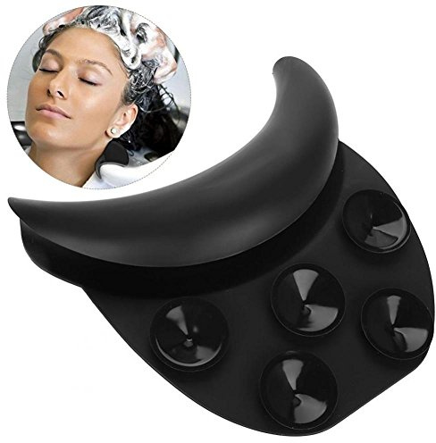 Friseur Waschbecken Kissen, Salon Nackenkissen, 7.9×7.5in Haarwaschbecken Shampoo Bowl Nackenstütze Saugkissen, Salon Spa Silikon Shampoo Schüssel Greifer Haarwäsche Waschbecken