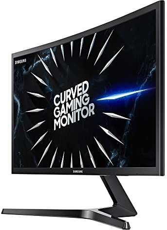 Samsung C24RG50 Monitor Gaming Curvo, 24 Pollici, Full HD, FHD, 1920 x 1080, 4 ms, 16:9, 144 Hz, 1080p, FreeSync, 1 Display Port, 2 HDMI, Base a Doppio Snodo, Nero