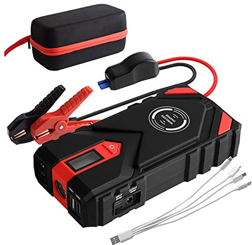 Démarreur de démarrage de Batterie de Voiture Alimentation de démarrage d'urgence Automatique Portable Alimentation de Secours de Voiture Multifonction 12v Démarreur d'allumage Portable