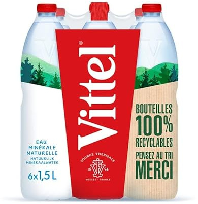 EAU MINÉRALE 6X1.5L, VITTEL, L'UNITÉ
