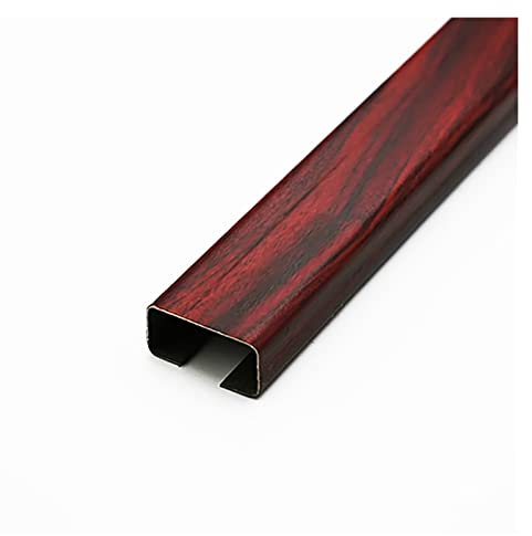 HDYZJQ Acero Inoxidable Pasacables Madera Metal Autoadhesivo Pasacables Cuadrado Oculta Cables para Cables de Interior Manejable, 1m Largo (Color : B, Size : 24x12mm)