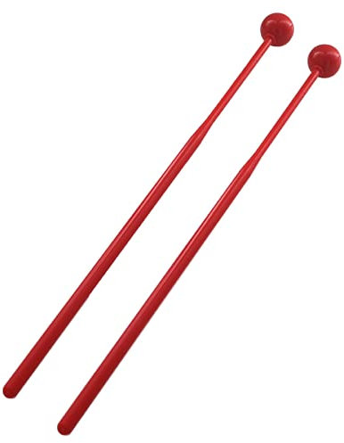 Amagogo Schlägel für Xylophon, Mbira Marimba, Rot, 1 Paar