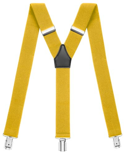 Sencillo Herren Hosenträger mit Starken Clips Y-Form