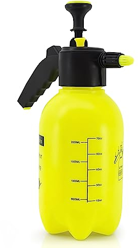 Heavy Duty Weed Killer sprayer Pump 2-Liter Garden Sprayer for Strong Weed Killer Spray Bottle Plant Sprayer Mister Hand Water Pump Action Pressure Sprayer Grass Weed Killer for Lawn