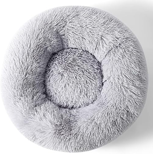 Zhoothyomiru Hundebet Donut Hunde Hundekorb mittelgroße Katzenbett Donut Plüsch Haustierbett für Katzen und Hundes Rundes warme Katzenkorb Bequeme Hundebett Hundesofa Hund Bett for für 8kg Haustier