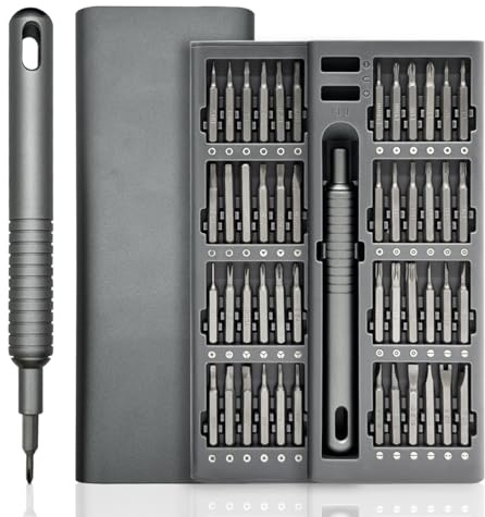 51-in-1 Precision Screwdriver Set, Mini Magnetic Screwdriver Kit | 48pcs Bits, Pop-Up Design, Applicable to Watch, Mobile Phone, Glasses, Headset, Games Console, PC, Remote Control Repairing