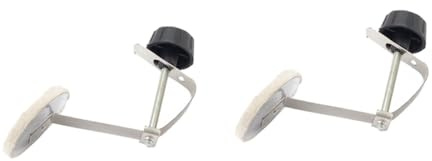 TOYANDONA 2juegos Almohadilla Silenciadora Para Batería Dispositivo De Mute De Bombo Accesorio Práctico Para Bateristas Control De Sonido Tambores y Platillos Diseño Ligero y Portátil