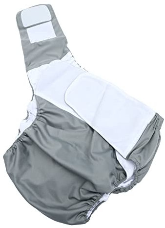 FRCOLOR Stoffwindel Für Erwachsene Wiederverwendbar Und Waschbar Mit Klettband Und Wasserdichter Für Männer Und Frauen Geeignet Atmungsaktiv Und Bequem
