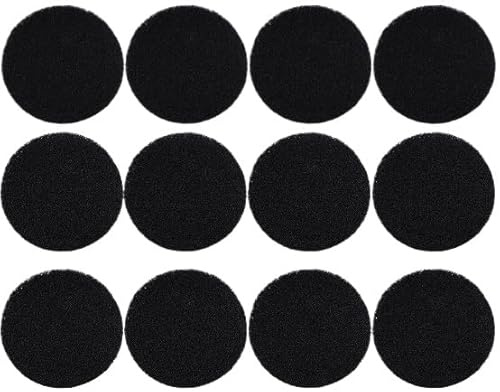 Daaxing Aktivkohlefilter, Baumwolle, Komposteimer, Kohlefilter, Ersatz, Durchmesser quadratisch 120 x 120 mm, rund, 160 mm (rund, 12 Stück)