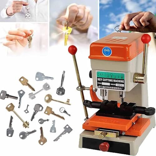 XCSCUK Vertical Key Cutting Machine, Universal Key Copy Tool, Locksmith Equipment,for Door and Car Lock Key