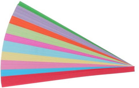 CIMAXIC 1500stücke Sternpapierstreifen Sternfaltpapier Pentagrammpapier Diy Bastelpapierstreifen Handgemachte Papierstreifen Für Fingerfertigkeit Übung Origami Kunstwerke Schule Lehrer