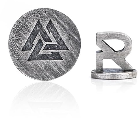 REYTEL Handgefertigt Ohrringe Silber 925 – Kleine Creolen Wikinger Ohrring für Herren Damen – Ausgefallene Schmuck Geschenk für Frauen Männer