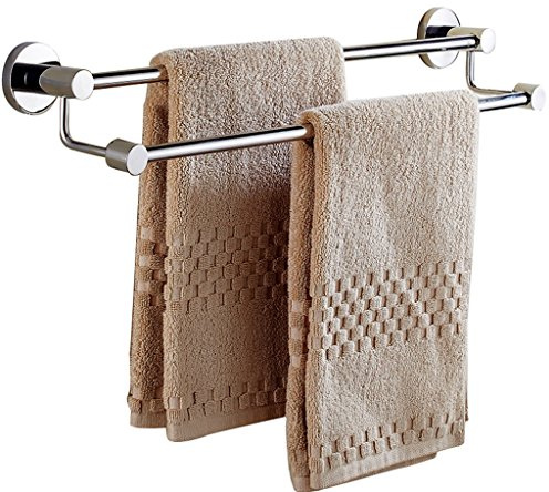 Portasciugamani Portasciugamani Doppia Staffa per asciugamani Leva Portasciugamani da parete Porta asciugamani per bagno Balcone Cucina Asciugamano Appeso Torre Appendino/110 Cm Il Nuovo