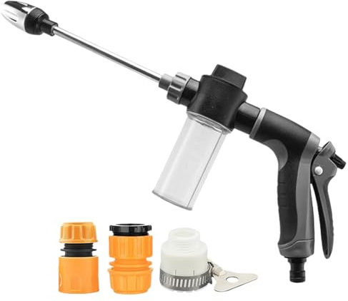 Leistungsstarkes Reinigungswerkzeug – Zubehör mit Druck, Befestigung mit rotierendem Spray | Auffahrt für Außenreinigung, Reinigung von Terrassenbooten für Terrassendielen