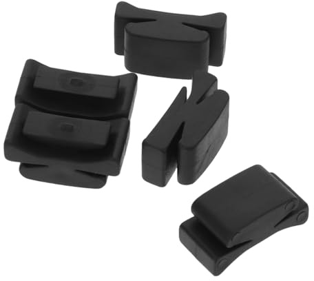 FRCOLOR 5 Piezas Soportes de Goma para Púas Organizador Portátil para Guitarra Ukelele Diseño Específico para Instrumentos Almacenamiento Antideslizante para Plectros Ligero y Fácil de