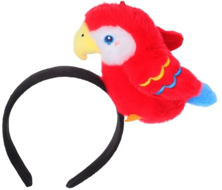 VALICLUD Lustige Papageien-haarbänder für Halloween Feste und Partys Leichtes und Komfortables Haaraccessoire mit Verspieltem Tiermotiv