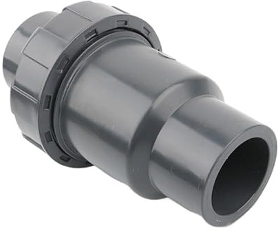 Robinet à boisseau sphérique en laiton 3 voies, 1 clapet anti-retour unidirectionnel en PVC, for adaptateur d'aquarium, raccords de tuyaux d'irrigation jardin(I.D 40mm)