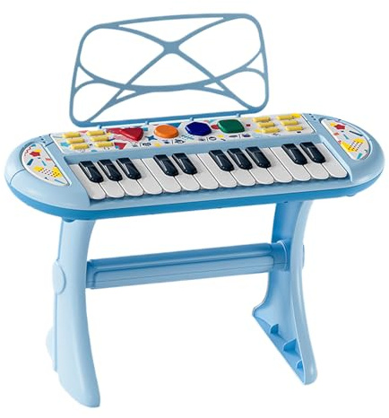 Jouet Piano à Clavier pour - Instrument De Musique avec Lumières | Piano Jouet Clavier d'apprentissage Musical,pour Élèves Étudiants Filles Présecolaires Salon Chambre Salle De Classe Scène Jardin D'