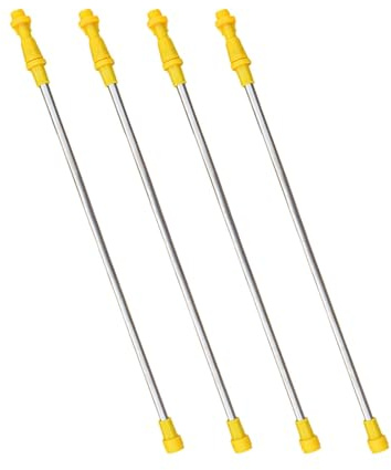 MAGICLULU Accesorio de Riego y Pulverización para Jardín, Varilla Pulverizadora de Acero Inoxidable Telescópica 45-80 CM, Poste Extensible de 4 Piezas para Agricultura