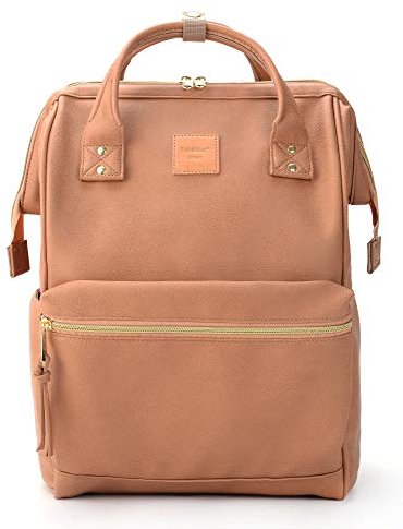 Kah&Kee Mochila Portátil Mujer de Cuero Sintético Impermeable - Ligera, Antirrobo y Multifuncional para Trabajo, Viaje y Uso Diario (15/16)
