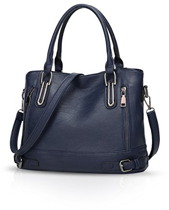NICOLE & DORIS Handtasche für Damen Schultertasche Henkeltaschen Handtasche Umhängetasche Kunstleder