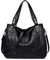 Kris Anna Hobo Sac à main porté épaule Broderie pour Femme Noir