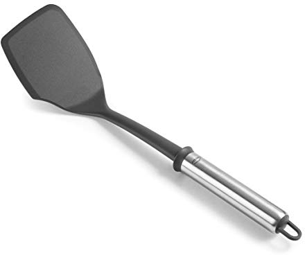 Lacor 68274 Espátula Due, Nylon, Acero Inoxidable, Silicona, Libre de BPA, 36'5 cm, Nailon