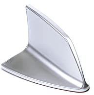 ihreesy Auto Shark Fin Universal Dachantenne, Haiflosse Autoantenne Dachantenne Abdeckung Autoantenne Haifischflossenabdeckung Radio Antenne Haifisch Hai Antenne Abdeckung,Weiß