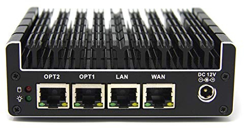 Protectli Vault FW4C - 4 Ports, Micro-Appareil/Mini PC Pare-feu - Intel J3710, Ports 2,5G, AES-NI, 4 Go de RAM DDR3, 32 Go SSD