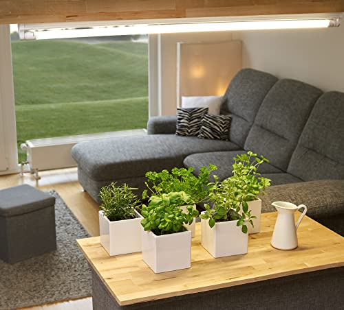 LED Pflanzenlampe Leuchtröhre 3500 Kelvin, 120cm G13 T8 mit Fassung