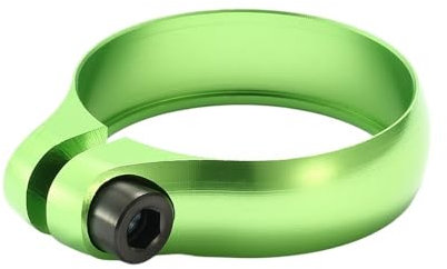Sattelklemme Titan-Fahrrad-Sattelstützenklemme, Legierungssattel for 27,2/30,8/31,6 mm Fahrrad-Sattelstütze Schnellspanner SattelstüTze (Color : GREEN 34.9)