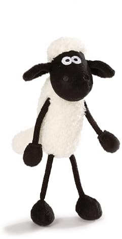 NICI Kuscheltier Shaun das Schaf 15cm weiß - Stofftier aus weichem Plüsch, niedliches Plüschtier zum Kuscheln und Spielen, für Kinder & Erwachsene - tolle Geschenkidee - 49182