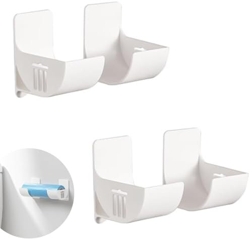 Organisateur de Cuisine, 4 Piezas Soportes para Bolsas de Basura de Pared, Dispensadores de Bolsas de Basura Autoadhesivos Impermeables, para Bolsas de Compra de Alimentos, Contenedores de Bolsas