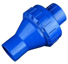 Supkancl 1 clapet Anti-Retour en PVC de 20 à 32 mm de diamètre intérieur, raccord de Tuyau d'arrosage de Jardin, vanne unidirectionnelle for Aquarium(Blue,Inner Dia 32mm)