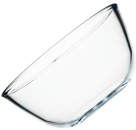 TOPPERFUN Ciotola Trasparente in Vetro Da 2700ml, Insalatiera Multiuso Per Alimenti e Porta Insalata, Ciotola Decorativa Per Dessert Adatta a Casa, Bar e Ristorante