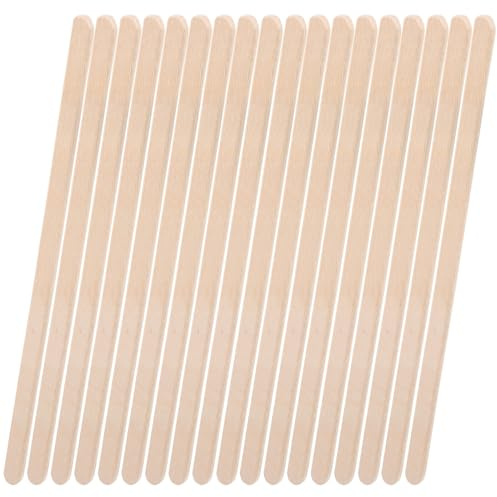 Zerodeko 100pièces Bâtons de Cire Bois Applicateurs pour Épilation Lot de Bâtonnets de Cire