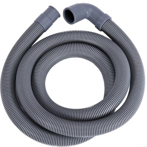 Flexible Washing Machine Drain Hose Extension Pipe 1/1.5/2M for Dishwasher Waste Outlet, PP Material, 20-21mm/22-23mm Connector(1.5m)
