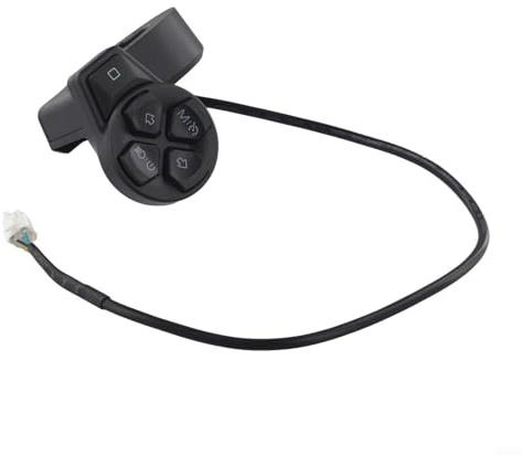 Besttoolifes Drehknopfschalter für ZT3 / Für ZT3 Pro Elektroroller, Blinker-Knopf Lenkererersatzteil, Scooter-Steuerungszubehör mit 34 cm
