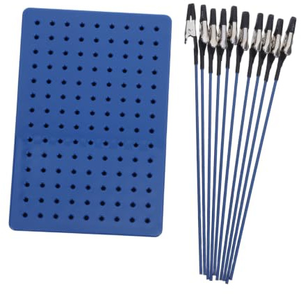 Homoyoyo Adjustable Angle Alligator Clip Model Stand with Weighted Stable Support Base for Hobby Modeling Tools and Pcb Space-saving Spray Painting Stand for Airbrush Model Coloring