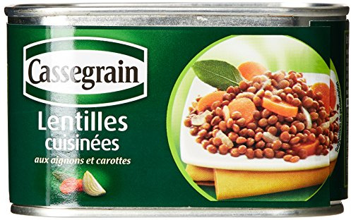 Cassegrain Lentilles Cuisinées La Boîte de 400 g