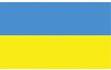 TrendClub100® Fahne Flagge „Ukraine UA“ - 150x90 cm / 90x150cm