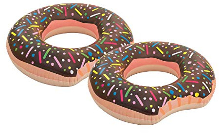Bestway Schwimmring, Donut, ab 12 Jahren, 107 cm (2X Braun)