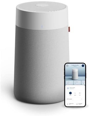 Blueair Blue Max 3350i Smart WiFi Air Purifier, HEPASilent Combination Filter Up To 86m² Rooms Removes 99.97% Pollen, Dust, Mould, Bacteria, Viruses | Activated Carbon Reduces VOCs, Odours