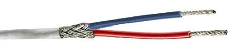 MULTICORE, 2 CORE, 24AWG, White, 100M, Multicored Cable, Multicore Cable, Tinned Copper Cable, Reel of 328ft, 100m