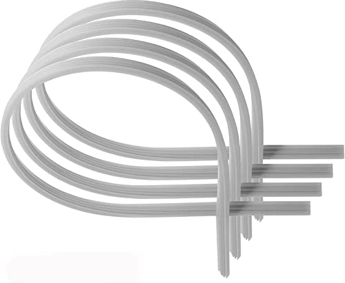 Feelfly - Confezione da 4 spazzole in silicone per tergicristalli, 71,1 cm, senza cornice, ricambio per la maggior parte delle auto, autobus, furgoni, camion (71,1 cm)