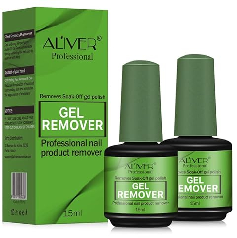 2 Pezzi Magic Remover Semipermanente, Gel Polish Remover, Veloce e Sicuro Rimuovi Smalto Semipermanente in 3-5 Minuti - Non c'è bisogno di pellicola, ammollo o avvolgimento, non irritante