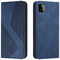 Mo-Somnus Compatible with Samsung Galaxy A22 5G Case, Samsung A22 5G Case Flip Wallet Leather with Card Holder Folding Stand Magnetic Protect Shockproof Cover for Samsung A22 5G Phone Cases (Blue)