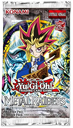 Yugioh - Metal Raiders - Booster - Deutsch - 25th Anniversary Edition - Originalverpackt - mit LMS Trading Fieldcenter - Karte