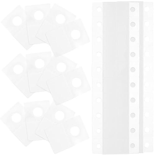 MAGICLULU 300stücke Selbstklebende Pvc Aufhängelaschen Transparente Hänger Für Etiketten Für Einzelhandelsanzeigen Reparatur Beschädigter Tags